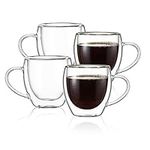 CNGLASS 150ml Espresso Mugs (Set of