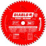 Freud D0756F Diablo Steel Demon Ferrous Cutting Saw Blade 7-1/4-Inch by 56t 5/8-Inch Arbor