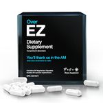 Over EZ Pre-Drink Supplement - Recovery & Prevention Pills for a Night Out & Better Mornings, Milk Thistle, Amino Acids, Vitamin Bs (30)