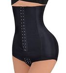 Bafully Postpartum Girdle High Waist Control Panties for Belly Recovery Compression Butt Lifter Slimming Underwear (Black, L)