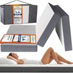 DYNMC you Folding Mattress 120x200 for Guests - Folding Guest Mattress for a Comfortable Sleep - Floor Mattress with Bag - Guest Mattress Foldable - Travel Mattress Sleeping Mattress Guest Bed
