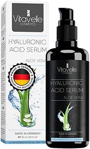 Hyaluronic Acid Serum with Aloe Vera – Anti Aging Aloe Hyaluronic Acid Face Serum – Postbiotic Hyaluronic Acid Moisturizer and Hydrating Serum – No Parabens or Irritants – Skin Serum by Vitavelle