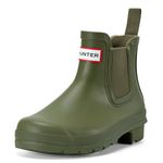 HUNTER Mens WFS1013RMA Rain Boot, Olive Leaf, 9 US