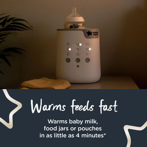 Tommee Tippee Multiwarm Bottle & Pouch Warmer – Automatic Timer, White