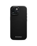 DailyObjects Enamel Bumper MagSafe Case for iPhone 13 Compatible with Mag-Safe Wireless Charging | Black Hybrid Magnetic Back Cover