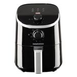 Daewoo Manual Air Fryer, 2 Litres, Compact And Space Saving Design, 80-200°C Temperature, 30 Minute Timer, Energy Savings, Healthier Eating, Sleek And Stylish, Black