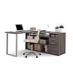 Bestar Solay L-Shaped Desk, 60W, Ba