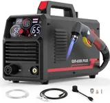 YESWELDER CUT-65DS PLUS Plasma Cutter, 65Amp 110V/220V Non-High Frequency Non-Touch Pilot Arc 4-In-1 Plate Cutting/Grid Cutting/Gouging/Marking Multifunctional Plasma Cutting Machine