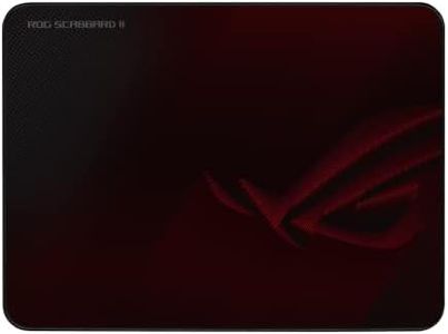 ASUS ROG Scabbard II Gaming Mousepad-Triple Guard Protective Coating Surface Repels Water-Oil-Dust, Anti-Fray Flat Stitched Edges, Non-Slip Rubber Base, Optimized Surface for Smooth Glide and Comfort