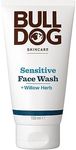 Bulldog Skincare for Men Sensitive Face Wash, Non-Drying Sensitive Skin Cleanser, With Baobab Oil, Oat Oil and Willow Herb, 150ml