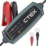 CTEK CT5 PowerSport battery charger for Motorcycle, Scooter, Quad Bike, Jetski and other Powersport vehicles (both 12V lead-acid and Lithium batteries), Black