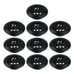 MY MIRONEY 10PCS Black Circular Soffit Vent 0.8" Stainless Steel Round Mesh Hole Air Vents for Cabinet,Wardrobe and Shoebox