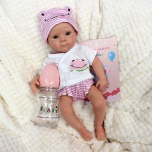 Gileutay 12" Silicone Baby Doll – Realistic Newborn Toy