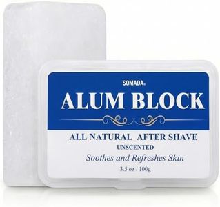 SOMADA Alum Block, Natural After Shave Care, 3.5 oz/100g - 1 Piece - Includes Travel Freindly Storage Case, Upgrade Your Shaving and Fight Razor Burn, Skin Care to Protect from Nicks and Cuts