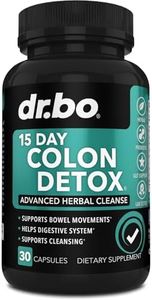 Colon Cleanser Detox for Weight Flush - 15 Day Intestinal Cleanse Pills & Probiotic - Fast Natural Laxative for Constipation Relief - Bowel Movement Supplements for Stomach Bloating, Gut Loss Support