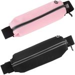 YQQZQ 2 Pcs Slim Running Belt,Waist