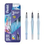 Pentel Arts XFRH Aquash Water Brush in Broad, Medium and Fine (Pack of 3)