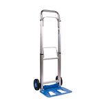 Neo Heavy Duty Aluminium Folding Sack Trolley Hand Truck Barrow Transport Wheels Extendable Handle (100 kg))