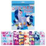 Sticker Book for Kids Ages 4-8 Sticker Paint Number Books, Stickers for Kids Horse Sticker Book Girls Boys Birthday Party Favor Gift Road Plane Travel Learning Toy Activity Books (Horse)