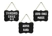 3 Small Chalkboard Hanging Signs Ac
