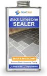 Smartseal Black Limestone Sealer - Transforms, Recolors, And Protects Slate & Black Limestone Surfaces - Perfect Easy to Apply Slate Sealer - Highly Effective & Long-Lasting (1 Litre)