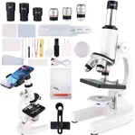 JECONE Microscope for Adults & Kids, 40X-2000X High-Power Compound Microscope for Students, School Lab & Home Schooling,Equiped with Slides Set & Phone Holder(01)