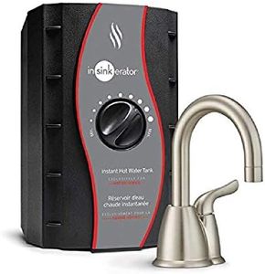 InSinkErator H-HOT150SN-SS Instant Hot Water Dispenser System with Stainless Steel Tank, Satin Nickel