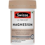 Swisse Magnesium For Muscle Recovery, Sound Sleep & Stress Relief - Australia's No. 1 Magnesium Supplement, Manufactured In Australia - Supports Relaxing, Calming & Muscle Regenerative Sleep - 60 Tablets (1 Tablet Per Serving)