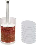 Evelots Hamburger Press Patty Maker-Perfect Size Burger Every Time-Prep & Storage for 8 Patties-Dividers Included