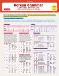 Korean Grammar Language Study Card: Essential Grammar Points for the Topik Test (Includes Online Audio)