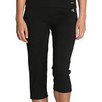 Jockey Women's Slim Fit Cotton Capri Pants (1300-0105-BLACK_XXL_Black_2XL)