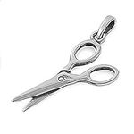 Shears Open Scissors Pendant .925 S