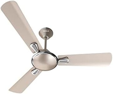 Havells 1200mm Festiva ES Ceiling Fan| Premium Finish| Energy Saving| Designer Fan for Home Decor| Elegant Looks| 230 m³/min Air Delivery| Hi-Speed Low Noise| 100% Copper Motor (Pack of 1, Gold Mist)