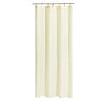 Fabric Shower Curtain or Liner 36 x 72 Inches Bath Stall Size with 2 Bottom Magnets, Hotel Quality, Washable, Water Repellent, Sand