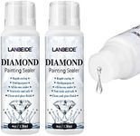 LANBEIDE 2 Pack 240ML Diamond Painting Sealer, 5D Diamond Painting Art Glue Permanent Hold & Shine Effect Sealer for Diamond Painting and Puzzles