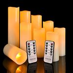 Pillar Candles With Remote Controls