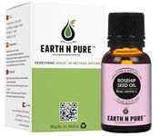 Earth N Pure Rosehip Oil Cold Pressed, Natural and Therapeutic Grade for Face with Glass Dropper 15 ml