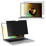 kwmobile Laptop Privacy Screen for Apple MacBook Pro 16" (2019) A2141 - Computer Privacy Screen Shield - Laptop Monitor Protector - Anti Glare and Blue Light Blocking