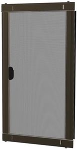 RiteScreen KD Mfit Sliding Screen Door Replacement, Ready-to-Assemble, Easy DIY, Bronze, 48" - PetScreen – Adjustable Patio Screen Door Kit for Openings 78” - 81” Tall – Fits 95% of Doors in U.S.