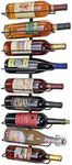 Southern Homewares Nine Bottle Wine Display Simple Storage Wall Rack ‎SH-10160 - Kitchen Organization for Wine or Spirits