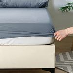 Good Nite Fitted Sheet Double Bed Sheets 25cm Deep 100% Polyester Soft Comfortable Machine Washable Breathable