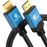 True HQ 4K HDMI Cable 10M HDMI Lead | Designed in the UK | Ultra High Speed 18Gbps Long HDMI 2.0 Cord Ethernet | 4K@60Hz Ultra HD UHD 2160p HD ARC 3D | Compatible with PS5 Xbox CCTV SKY Projector