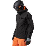 Helly-Hansen Mens Powderface Ski Jacket, 990 Black, Small