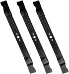 Magorfas Lawn Mower Blades Mulching Fits for 942-04385 742-04385 for Craftsman E150 R-1000 R-105 R-110 R-140 R-1500 Troy-Bilt TB30 Cub Cadet CC 30 Mini Rider 30 inch Deck, 3 PCS