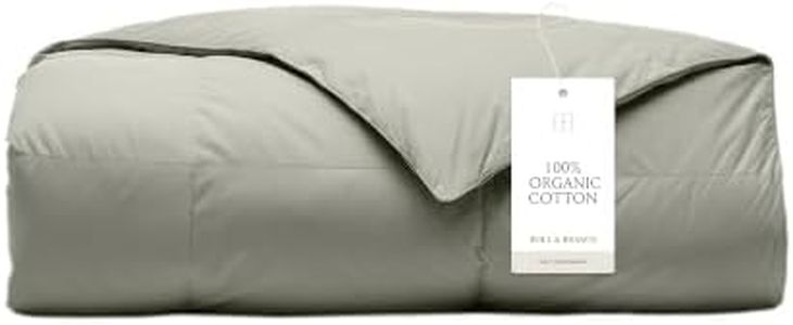 BOLL & BRANCH Percale Quilted Down Alt Comforter, King/Cal King, Sageleaf