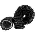 Ø125 mm - 1m / Ø5'' - 3.3ft - Black - Air Duct Flexible Ducting - 4 Layer HVAC Ventilation Air Hose - for Grow Tents, Green Houses, House Vent Register Lines