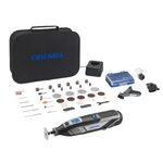 Dremel 8240 Cordless Rotary Tool 12V 2Ah Lithium-ion Battery, Multitool Kit with 3 Attachments, 45 Accessories, Variable Speed 5.000-35.000 RPM and Quick Charge Time