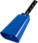 BLUE PANDA - Blue Cowbell with Handle for Football - 11-inch Noisemakers for Sports Games, Weddings, Farm