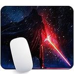 Nostalgia Mouse Pad Gaming Mousepad Cartoon Cute Kawaii Small Medium Computer Funny Square Gamer Mini Portable Travel Office Laptop PC Thin Thick Desk Mousepads (Star Wars The Force Awakens)