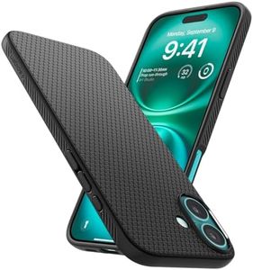 Spigen Liquid Air Designed for iPhone 16 Case [NOT Compatible with MagSafe], [Military-Grade Protection] - Matte Black